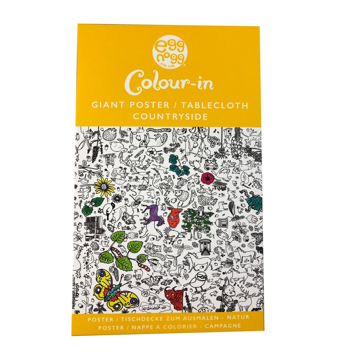 Eggnogg Colour In Giant Poster Tablecloth