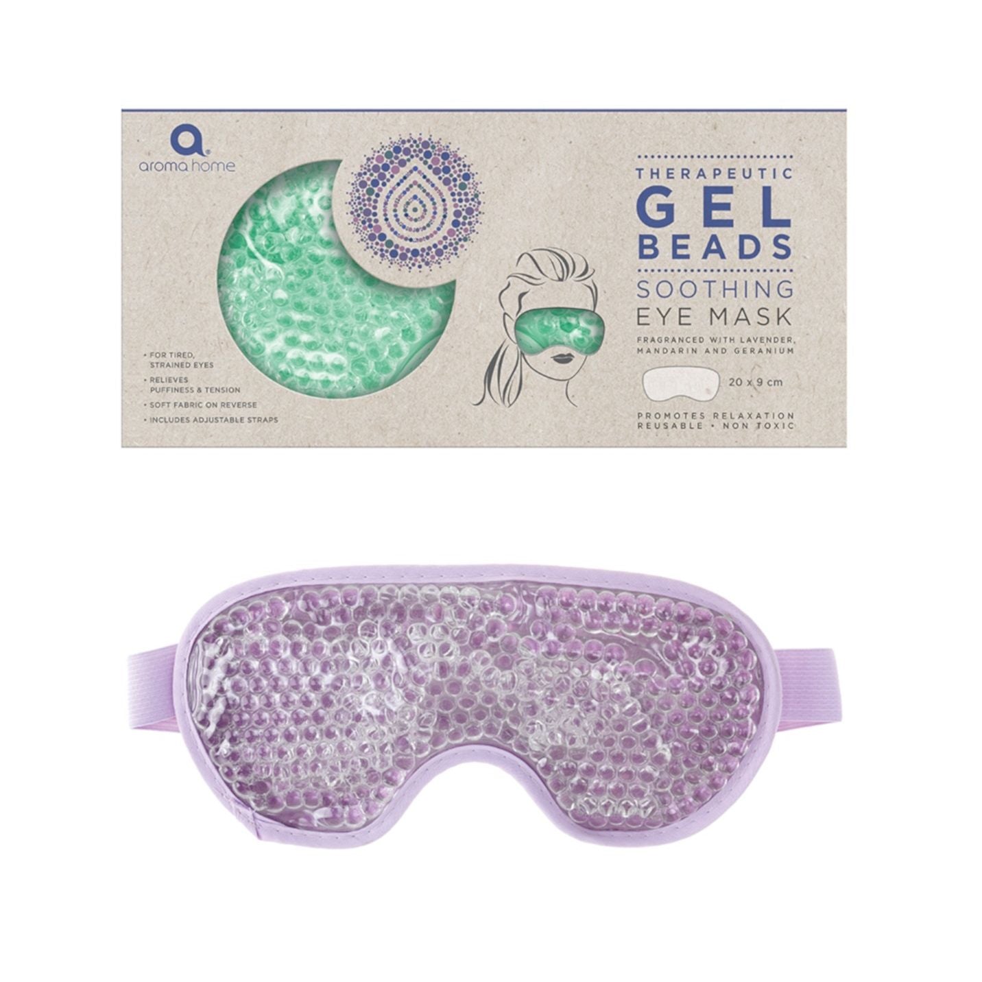 Therapeutic Gel Bead Cooling Eye Mask