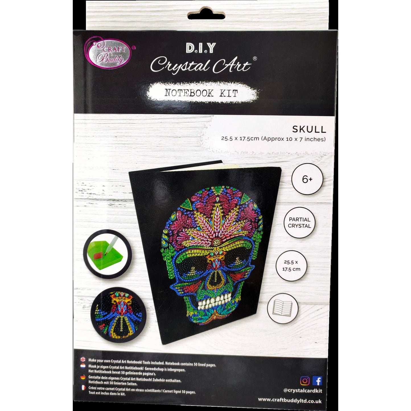 Craft Buddy Crystal Art Notebook Kit