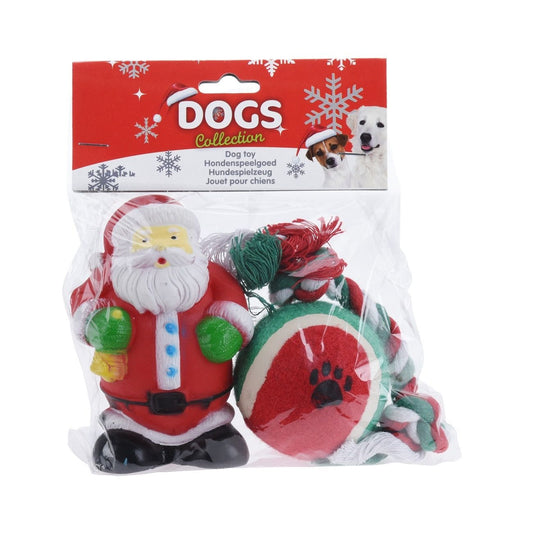 Pack of 3 Christmas Dog Toys