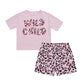 Childrens Wild Child Short Pyjama Set ~ 7-13 years