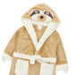 Childrens Novelty Sloth Dressing Gown ~ 2-13 years
