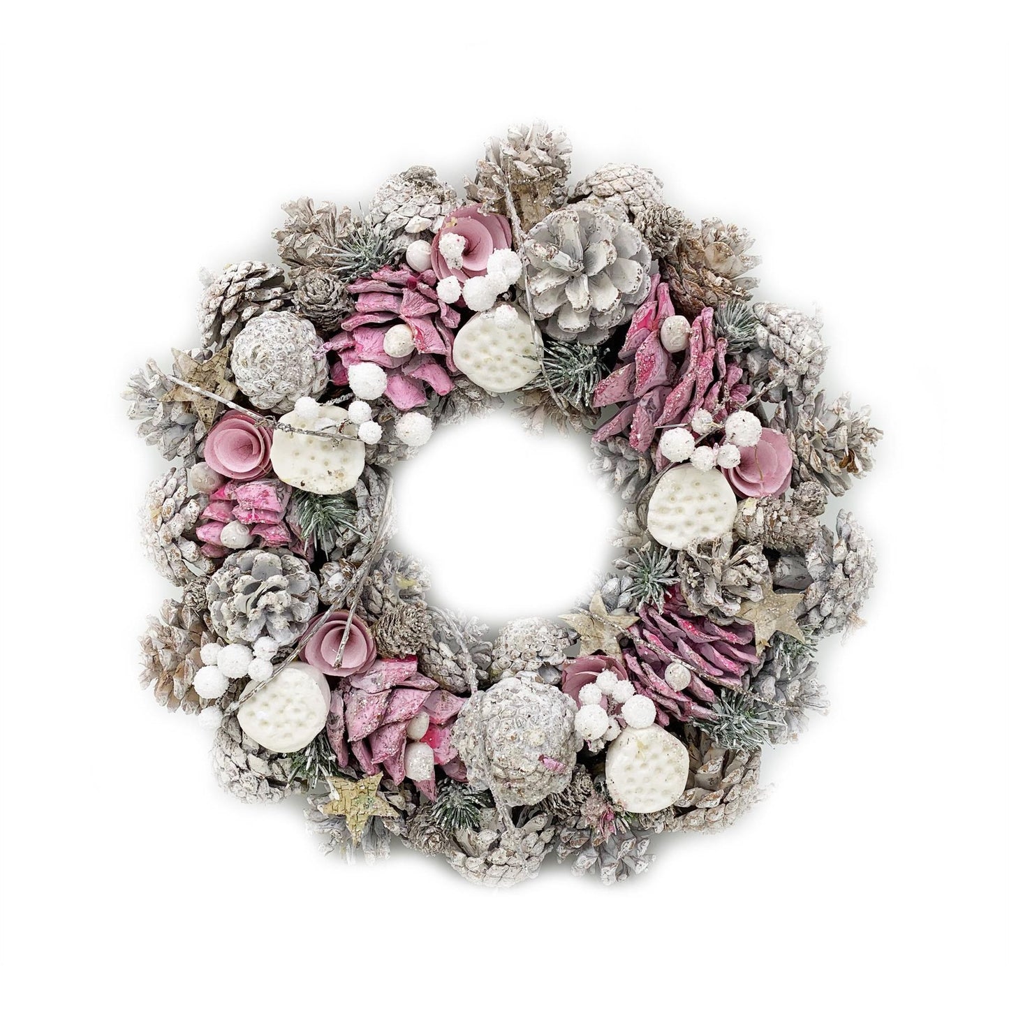 30cm Festive Christmas Door Wreath