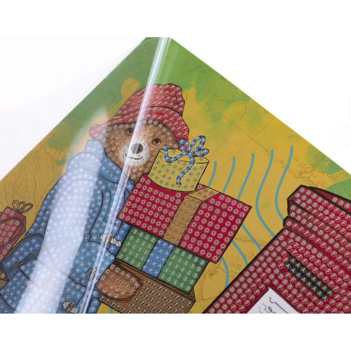 Craft Buddy Paddington Bear 'Sending Gifts' DIY Crystal Art Diamond Painting Greetings Card Kit