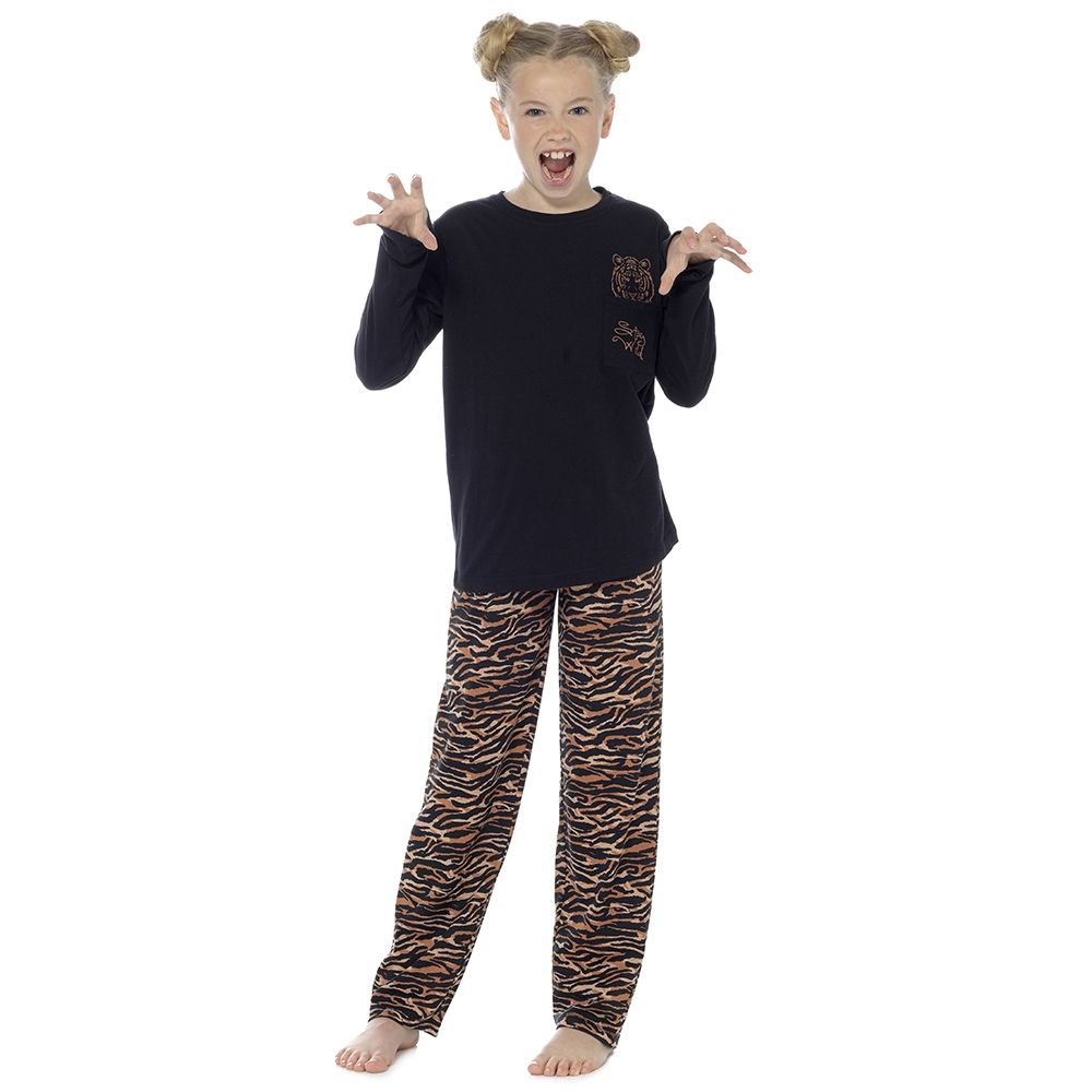 Childrens Tiger Design Pyjama Set ~ 7-13 years