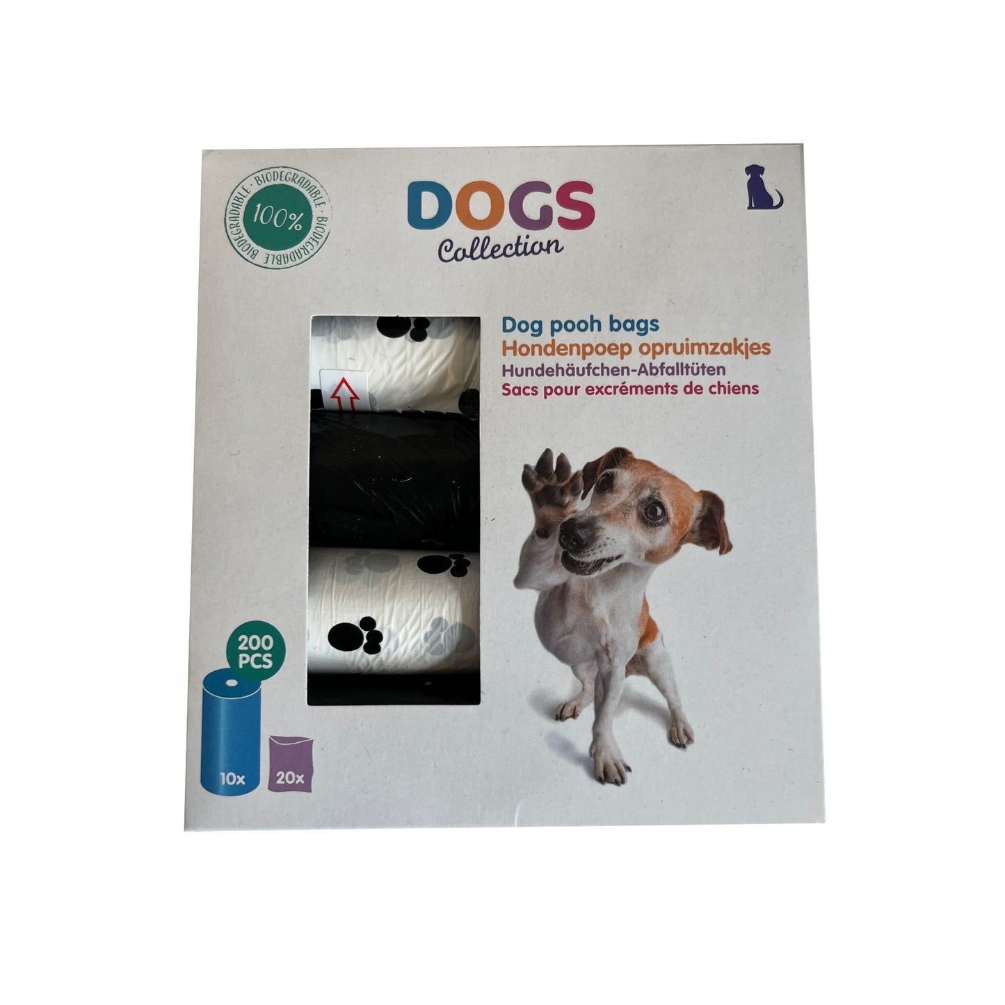 Box of 200 Dog Waste Bags 100% Biodegradable