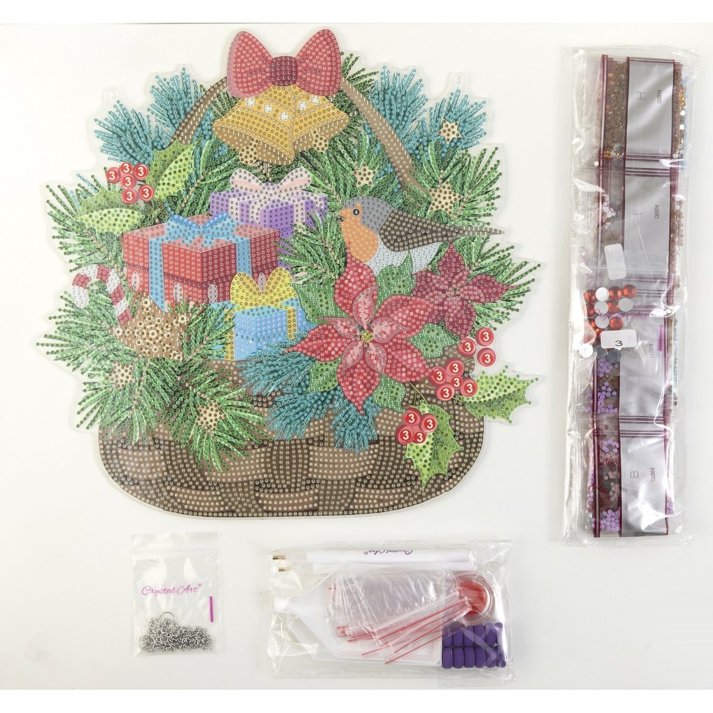 Craft Buddy Crystal Art Hanging Basket Kits