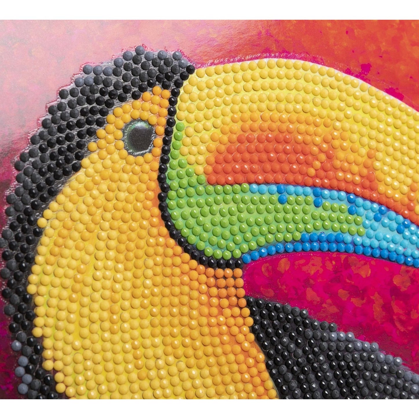 Craft Buddy DIY Crystal Art / Diamond Painting Greetings Card Kit - Tropical Toucan