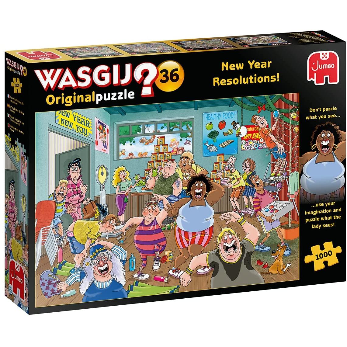 Jigsaw Puzzle - (Wasgij 36) - NEW YEARS RESOLUTIONS - 1000 Pieces