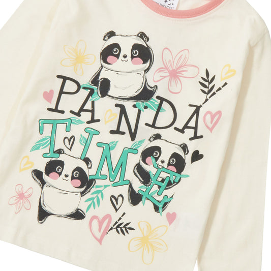 Childrens Panda Time Pyjama Set ~ 2-6 years