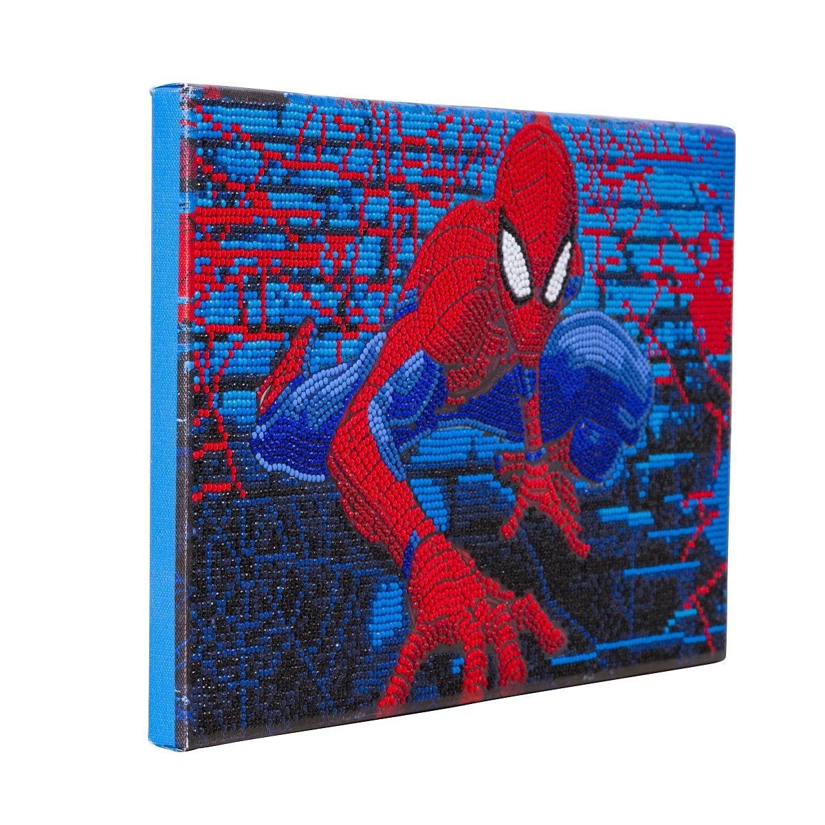 Craft Buddy Mounted Crystal Art Kit 22x40cm ~ Spiderman
