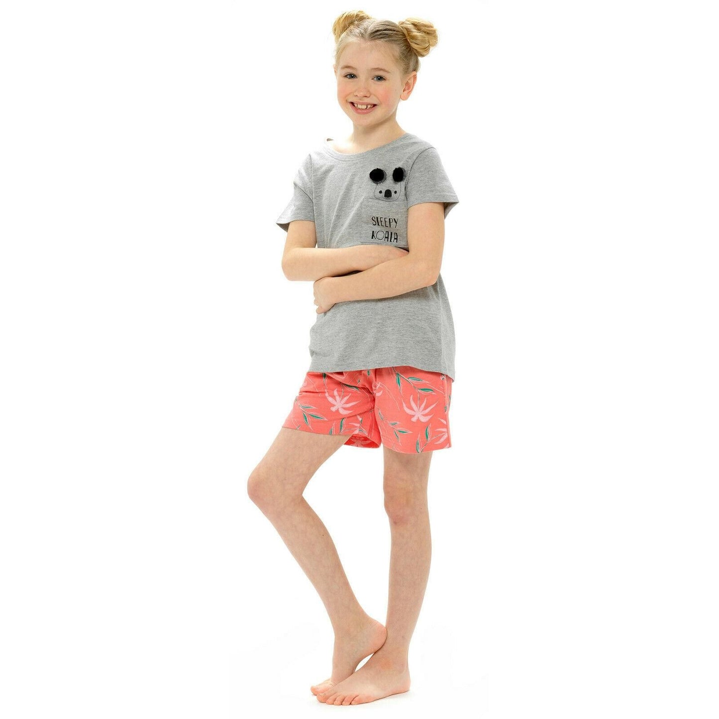 Childrens Sloth or Koala Design Shorts Pyjama Set ~ 7-13 years