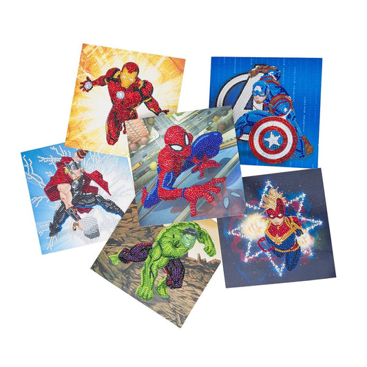 Craft Buddy DIY Crystal Card Kit Marvel Collection