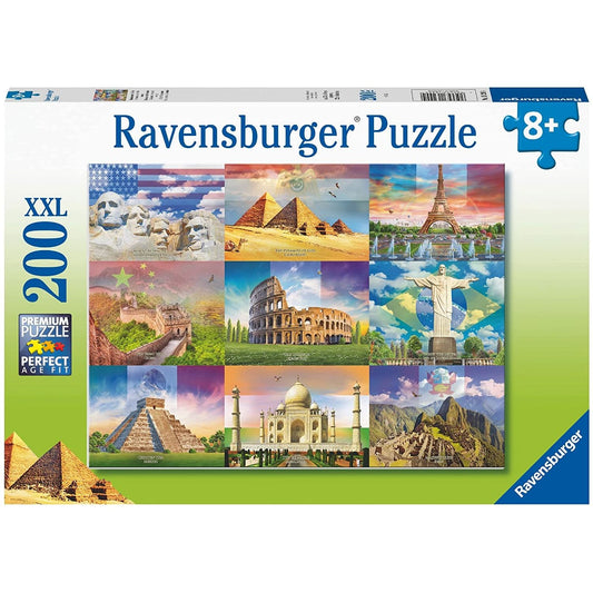 Jogsaw Puzzle - WORLD MONUMENTS - 200 XXL