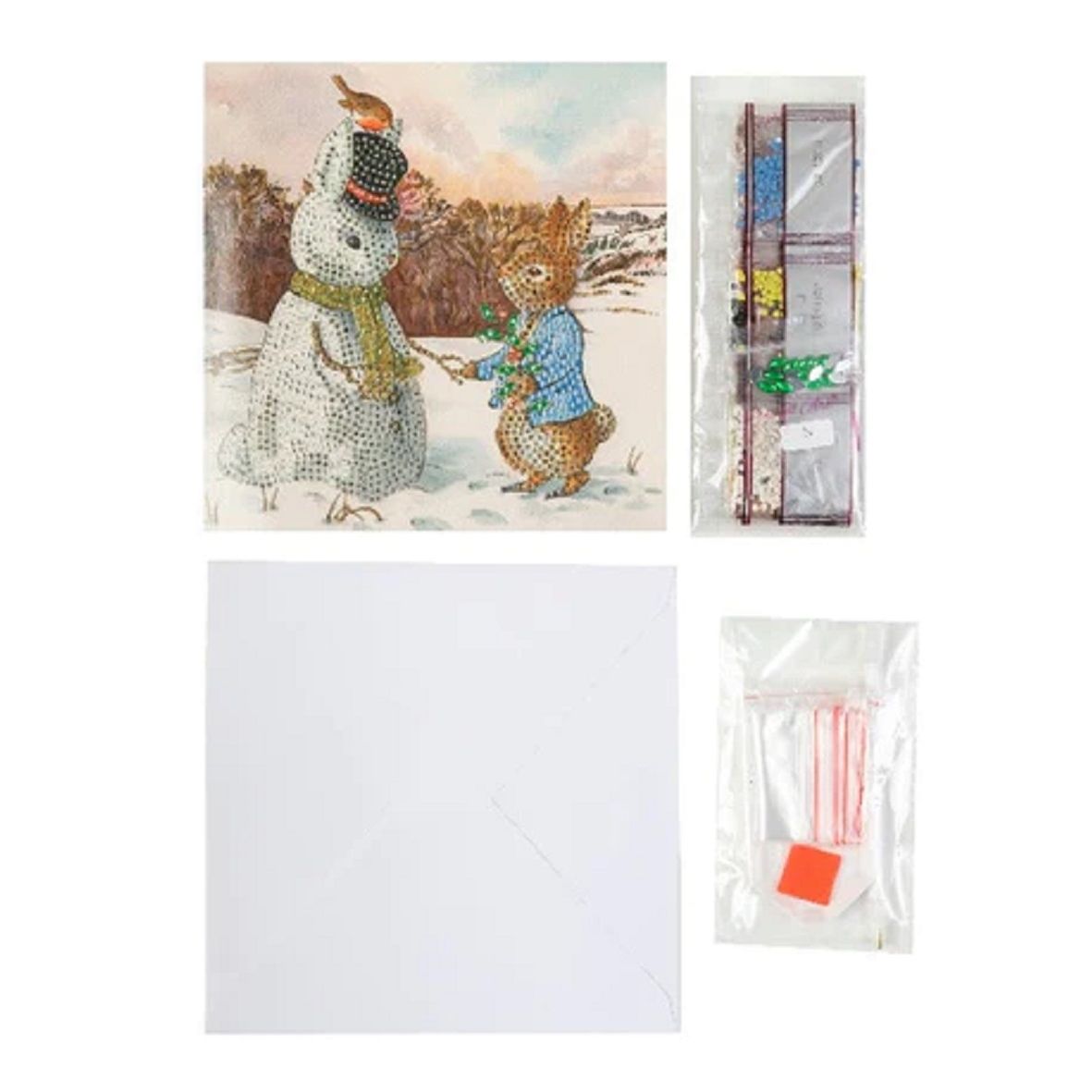 Craft Buddy 18x18cm DIY Crystal Christmas Card Kit ~ 2022 Designs