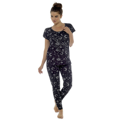 Ladies Stargazer Printed Pyjama Set ~ S-XL