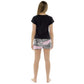 Ladies Zebra Design Short Pyjama Set ~ S-XL