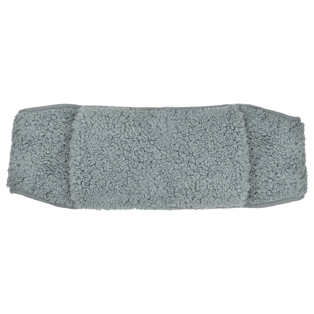 1L Hot Water Bottle with Wrap Around Grey Teddy Fleece Cover