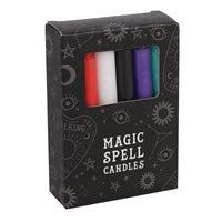 Spell Candles - Ritual/Pagan - MAGIC SPELL - Pack of 12 Mixed Colours