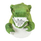 Childrens Green Dinosaur 3D Plush Slippers ~ UK 9-3