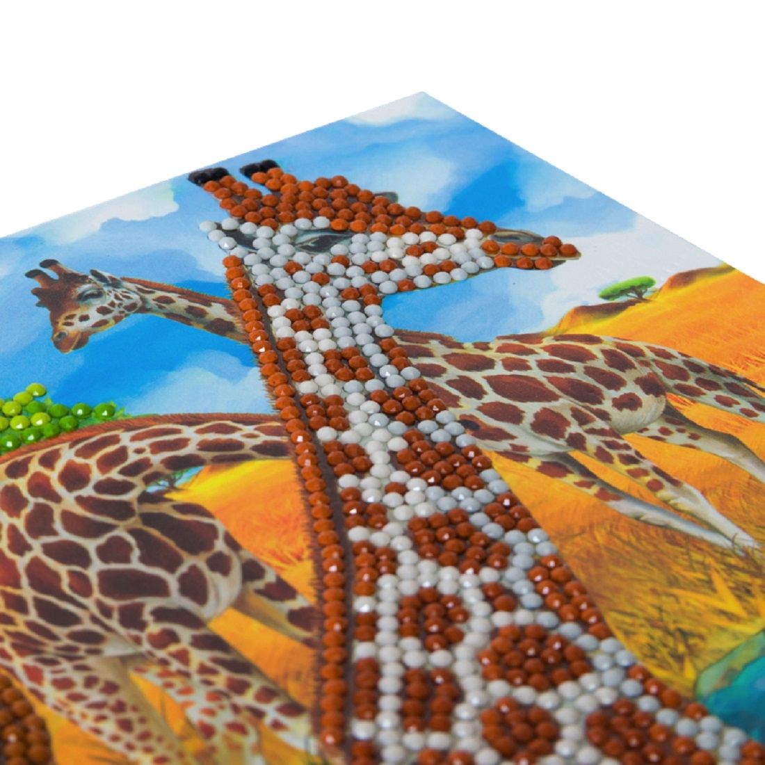 Craft Buddy 18x18cm DIY Crystal Card Kit ~ Gentle Giraffes