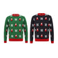 Childrens Unisex Santa Fairisle Design Knitted Christmas Jumper