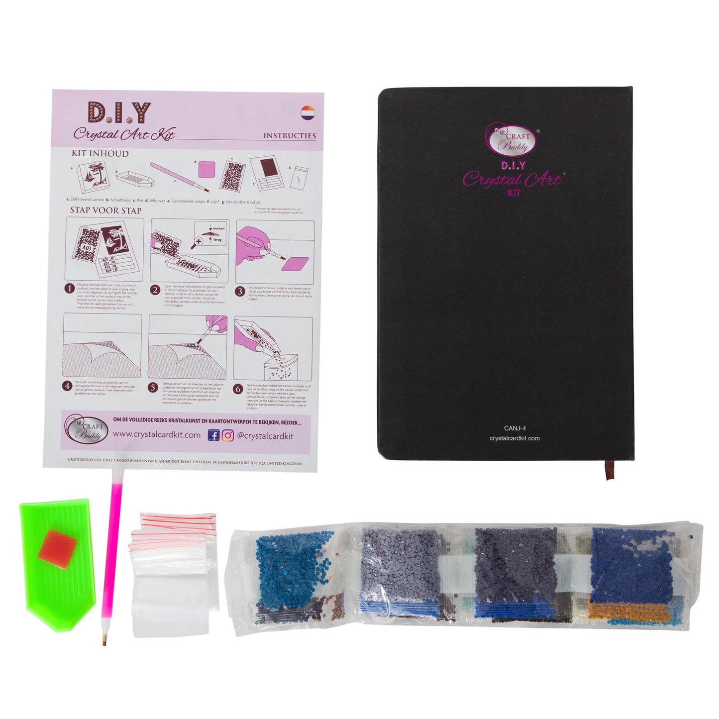 Craft Buddy Crystal Art Notebook Kit