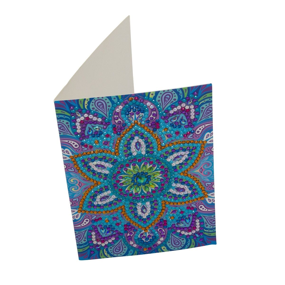 Craft Buddy 10x15cm DIY Crystal Card Kit ~ Blue Mandala