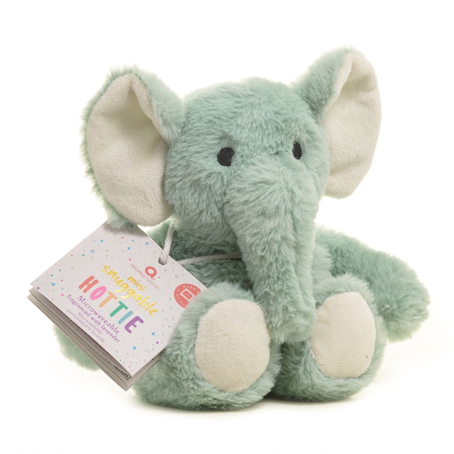 Mini Snuggable Hottie - Green Elephant