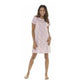 Ladies Pink Dog Print Cotton Nightdress ~ S-XL