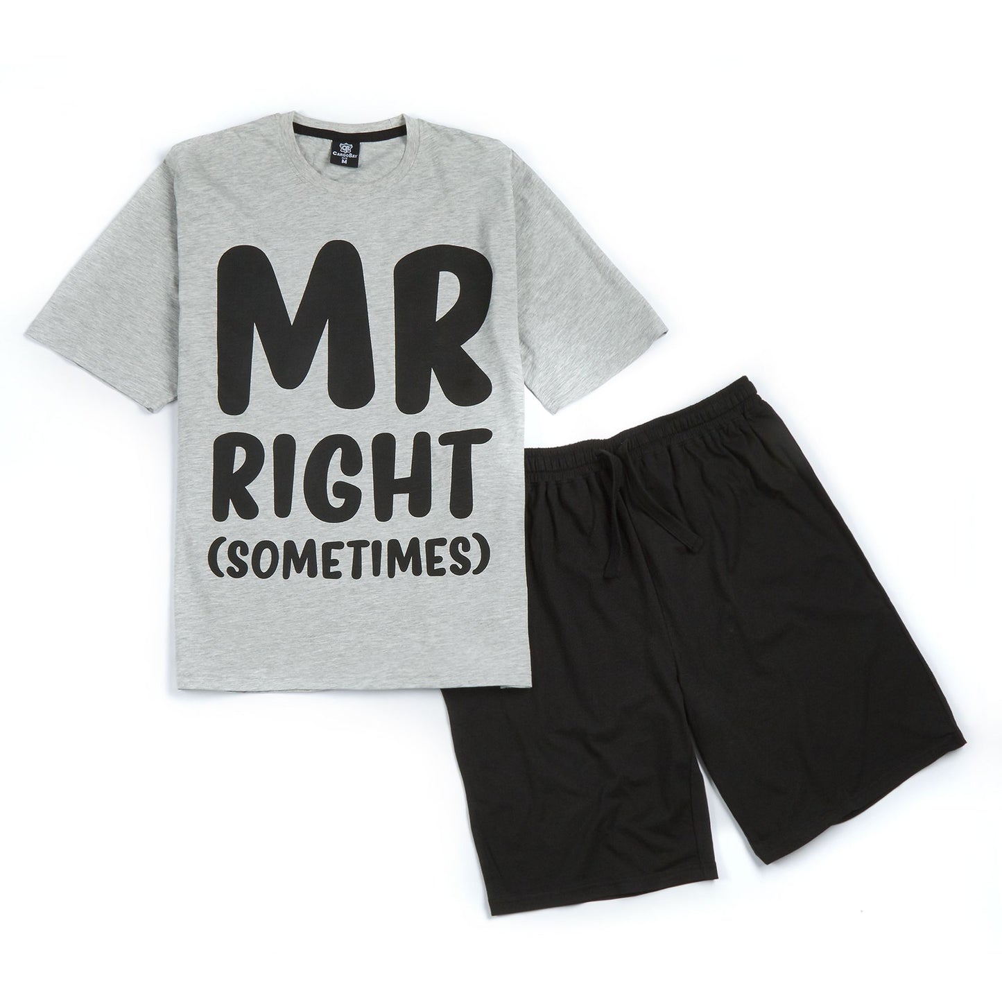 Mens Mr Sometimes Right Shorts Lounge / Pyjama Set ~ S-2XL