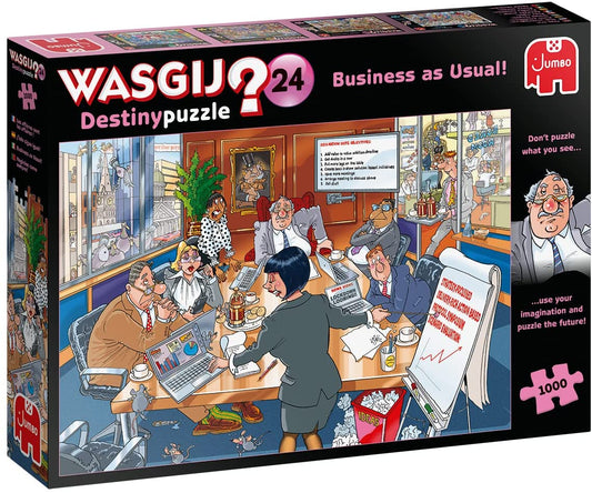 Jigsaw Puzzle - (Wasgij 24) - BUSINESS AS USUAL - 1000 Pieces