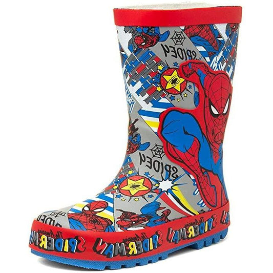 Childrens Spiderman Wellington Boots