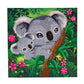 Craft Buddy 18x18cm DIY Crystal Card Kit - Koala Hugs
