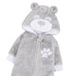 Babies Novelty Bear Soft Fleece Onesie