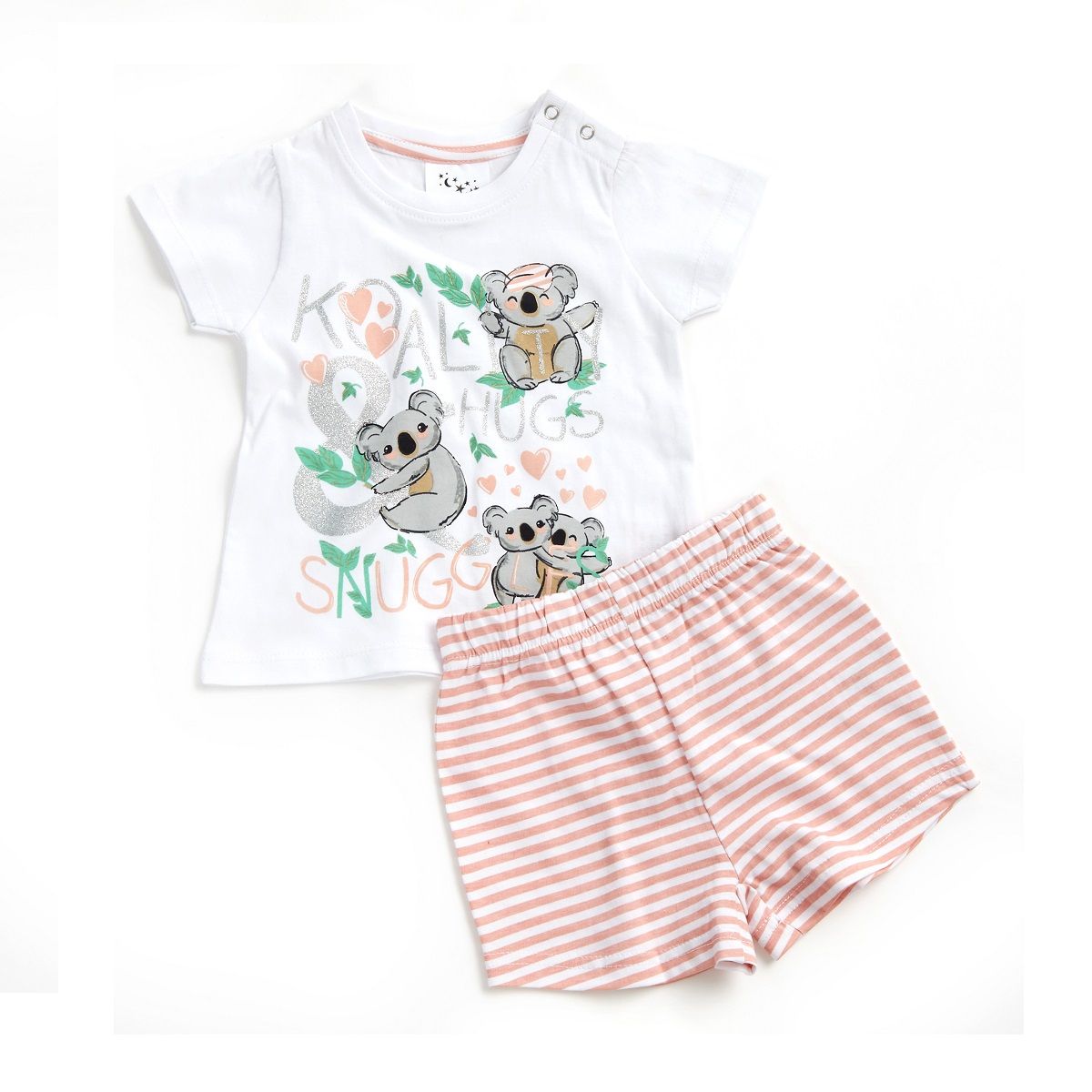 Babies Koality Hugs and Snuggles Design Pyjama Set
