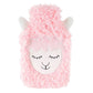 2 Litre Hot Water Bottle with Fleece Sheep Removable Cover