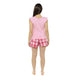 Ladies Check Design Cool Summer Lightweight Shorts PJ Set ~ S-XL