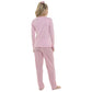 Ladies Pop Fizz Clink Pyjama Set with Matching Hair Scrunchie - S-XL