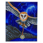 Craft Buddy Mounted Crystal Art Kit with LED Lights - Heart Of The Storm Owl