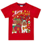 Childrens Cotton Christmas T Shirt ~ 7-13 years