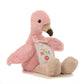 Snuggable Hottie with Microwaveable Tourmaline Bead Insert - Flamingo
