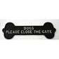 Dogs, Please Close the Gate - Metal Sign