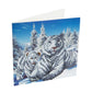 Craft Buddy 18x18cm DIY Crystal Card Kit - White Tigers