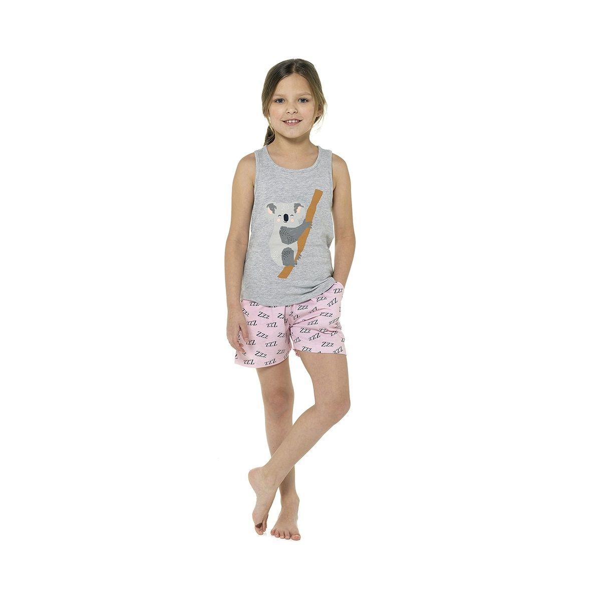 Childrens Koala Design Shorts Pyjama Set ~ 7-13 years