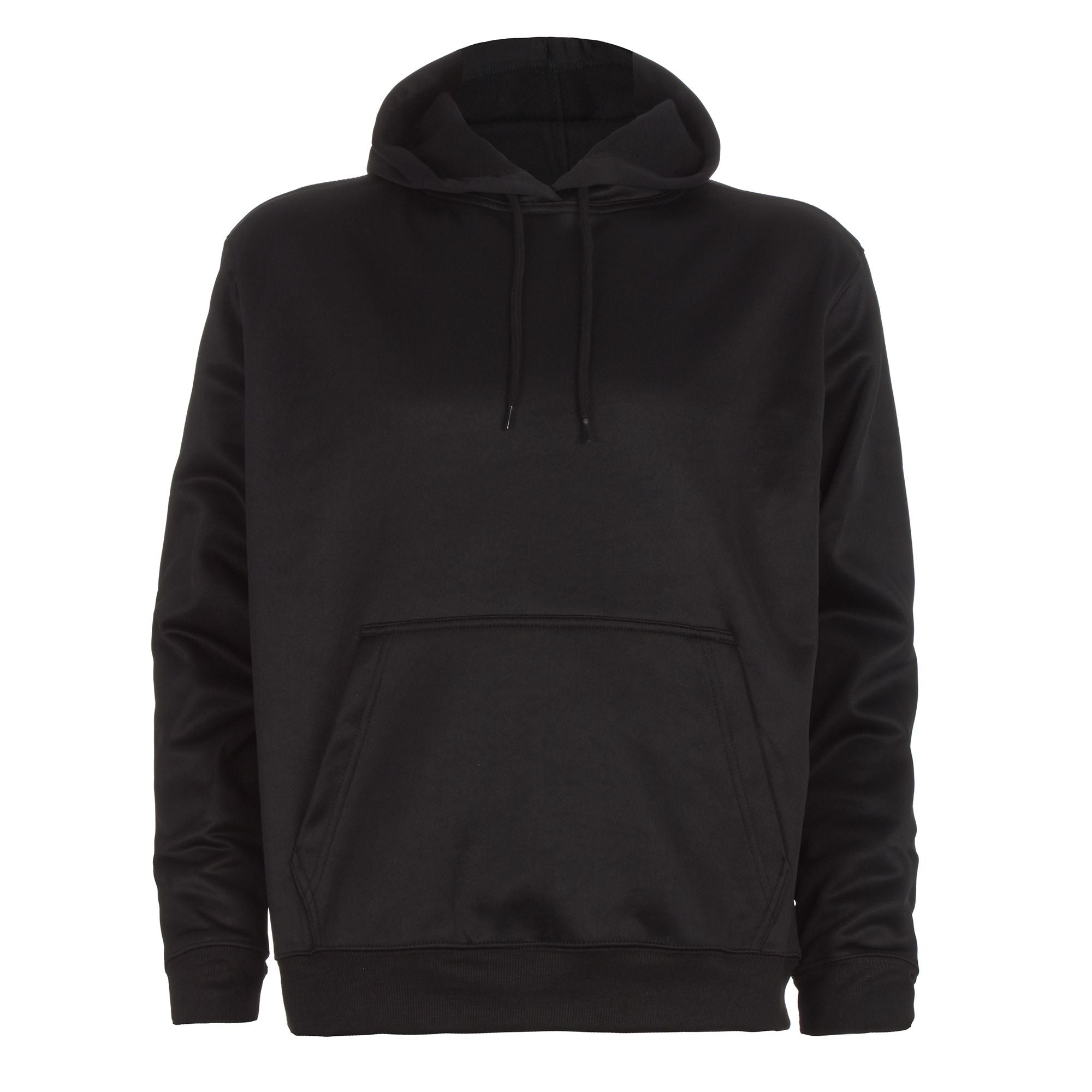 Plain black hood on sale