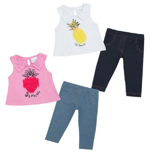 Babies and Childrens Top and Jegging Set