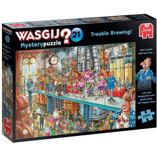Jigsaw Puzzle - (Wasgij 21) - TROUBLE BREWING - 1000 Pieces