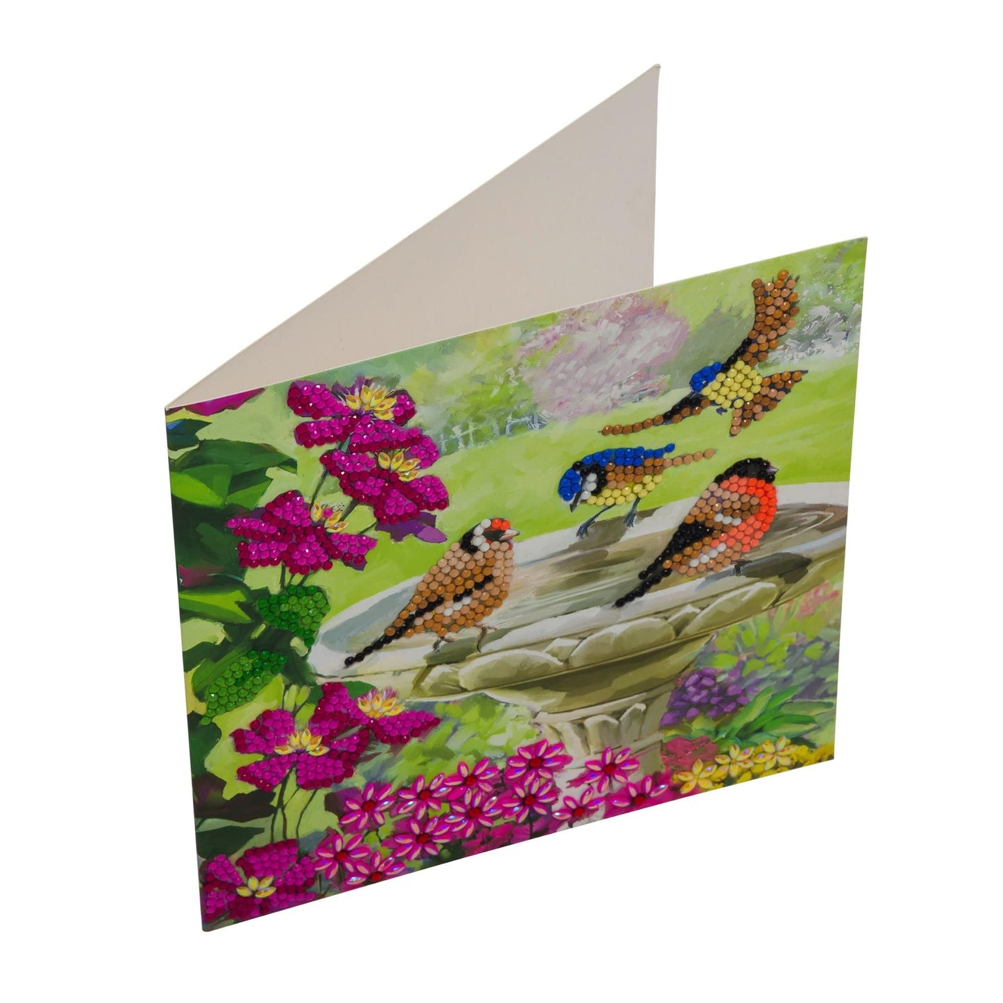 Craft Buddy 18x18cm DIY Crystal Card Kit ~ Birds