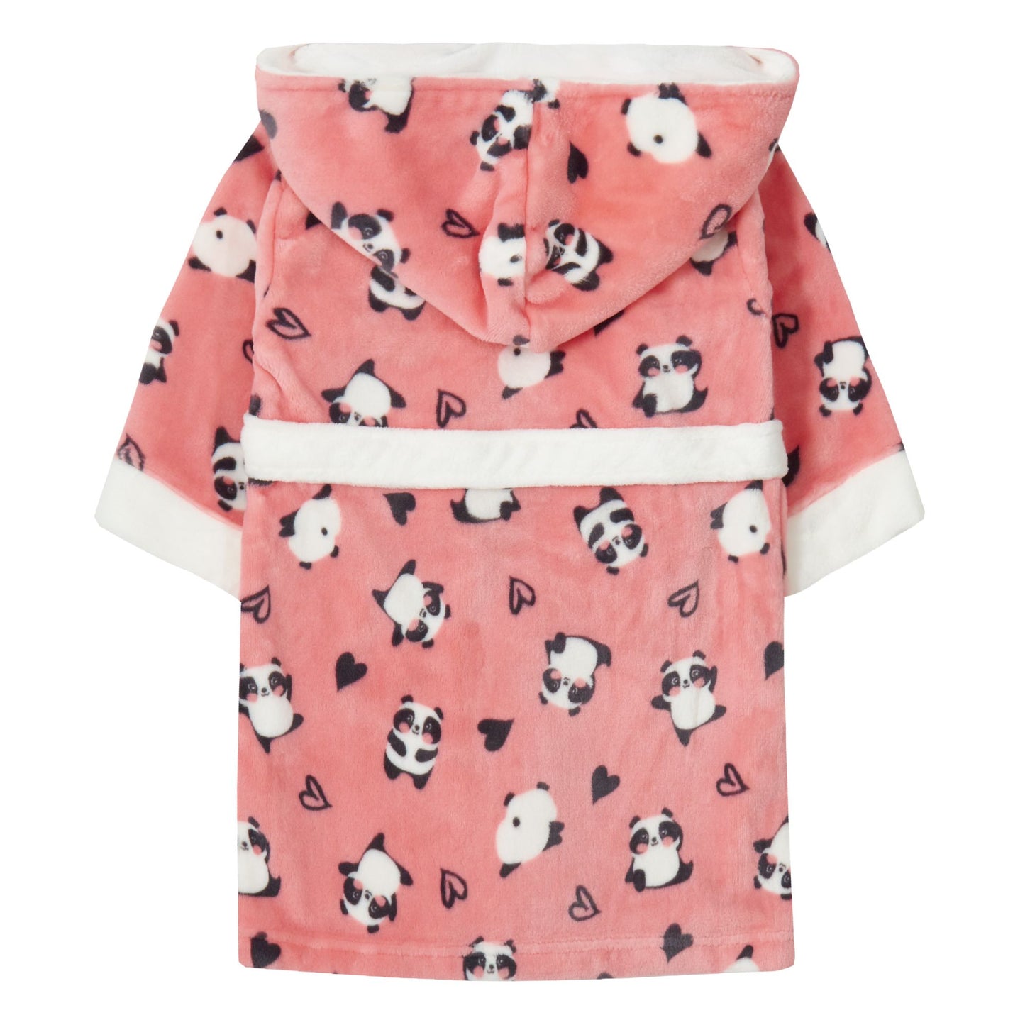 Childrens Panda Print Fleece Dressing Gown ~ 2-6 years